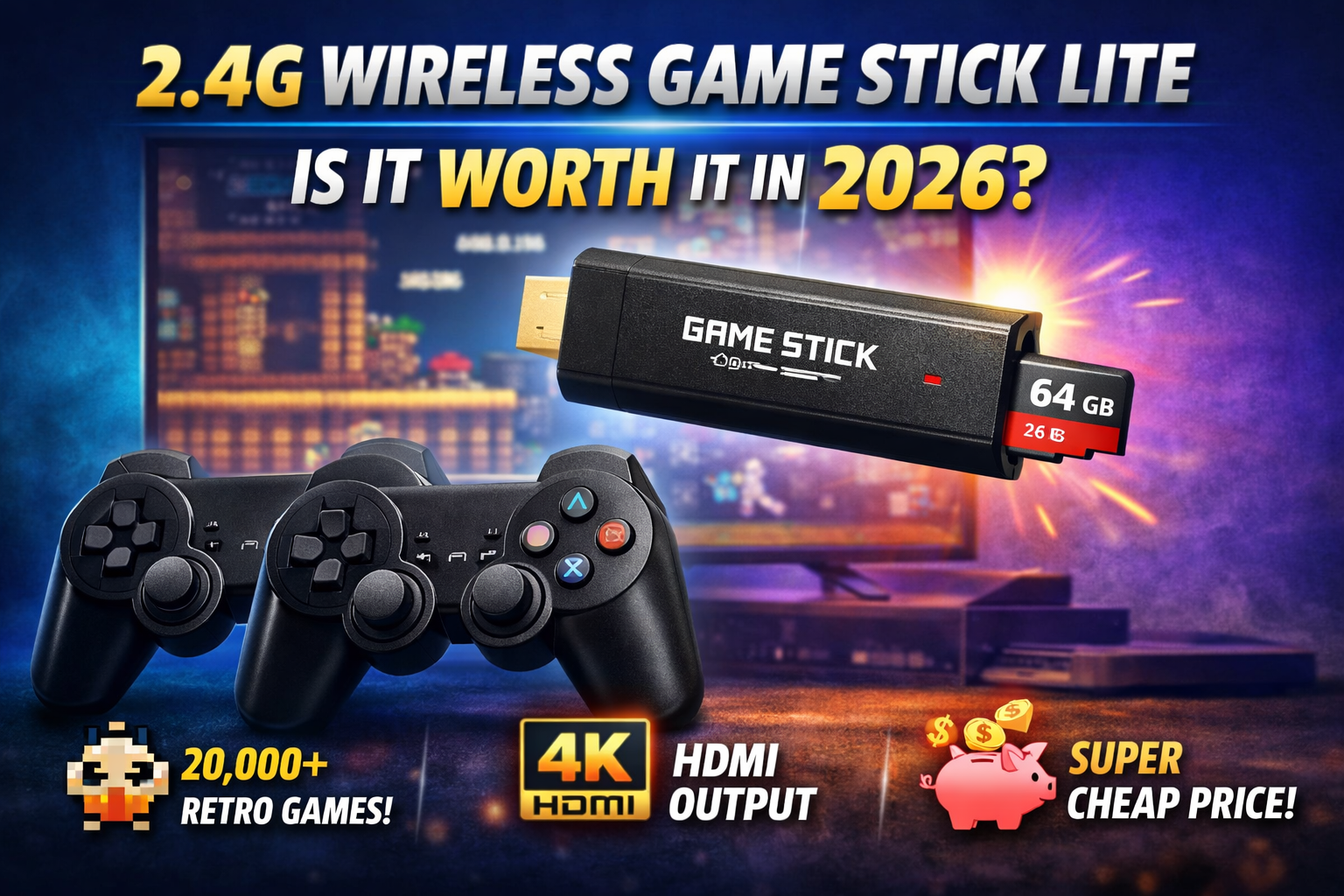 2.4G Wireless Game Stick Lite Review: Is It Worth It in 2026?